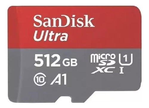 Cartão Micro Sandisk Ultra 512gb 150mbs C/adp +