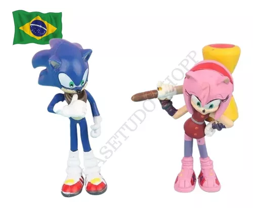 Kit 6 Bonecos Sonic Boom Pode Ter Personagem Repetido - Tomy