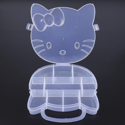 Joyero Caja De Almacenamiento Accesorios Pvc De Hello Kitty