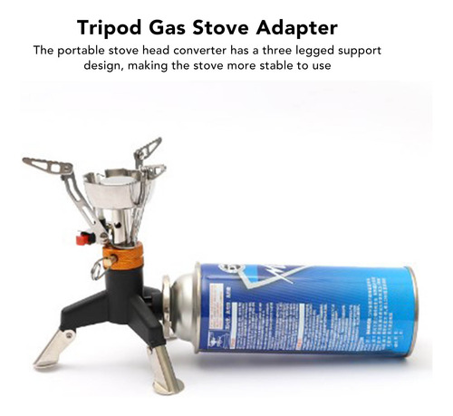 Adaptador De Fogão A Gás TriPod Tanque De Gasolina Longo Pro