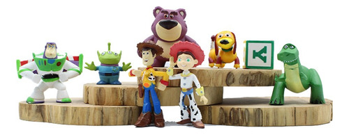 8 Adornos De Figuras De Toy Story Woody, Buzz Lightyear
