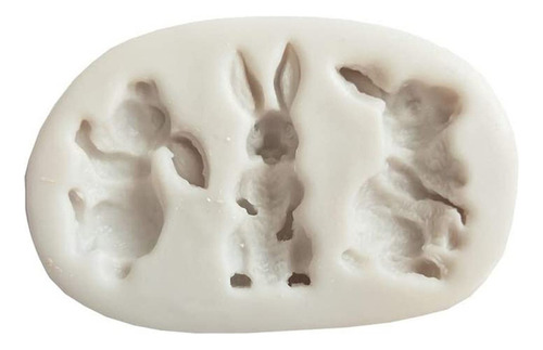 I Molde De Silicona Para Hornear Pastel Y Chocolate Conejo