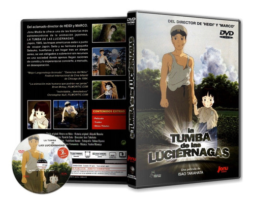 La Tumba De Las Luciernagas 1988 - Dvd Japones Subt Español