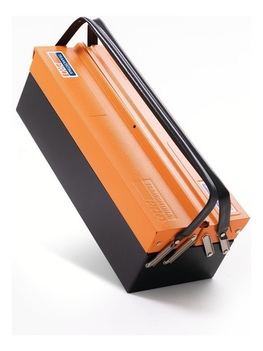 Caixa de ferramentas de metal Tramontina Orange com 3 gavetas