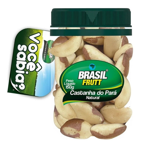 Imagem 1 de 2 de Castanha Do Pará Natural Pote 150g Brasil Frutt