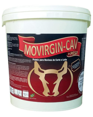 Movirgin Cav, Virginiamicina + Monensina - Balde 5 Kg
