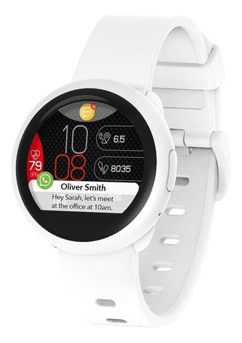 Smartwatch Mykronoz Zeround 3 Lite Color De La Caja Blanco Color De La Correa Blanco Color Del Bisel Negro