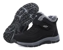 Comprar Botas Casuais Masculinas, Botas De Neve Impermeáveis De Lã Q