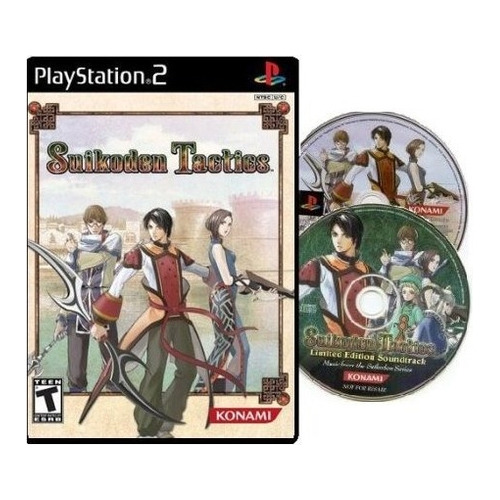 Suikoden Tactics With Limited Edition Soundtrack Music Ps2