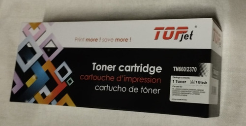 Toner Comp Tn-660 / 2370 P/ Hl-l2380d/2360dw/2340/2320/2300 