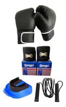 Comprar Kit Guantes Nacionales + Soga + Bucal + Venda Box Kickboxing