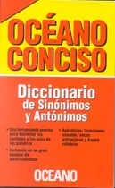 Comprar Oceano Conciso Diccionario Sinonimos Antonimos - Oceano