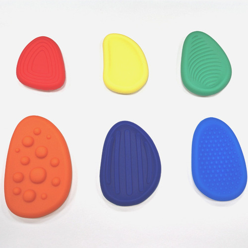 Q Fidget Toys Adults Sensory Stone 6 Pack Textured Worr 3001