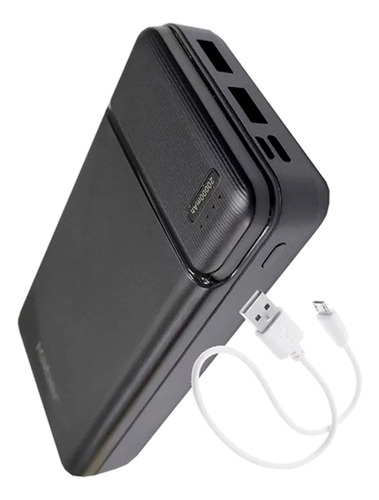 Powerbank Cargador Portátil, 20000mah Bateria Celular- 13156 Color Negro