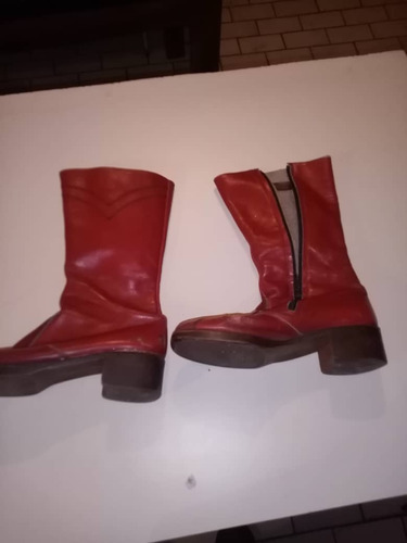 Botas Mujer Cuero T/37 Ventagaraje M33