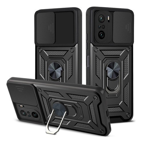 Carcasa Con Protector De Cámara Para Redmi Poco F3 .