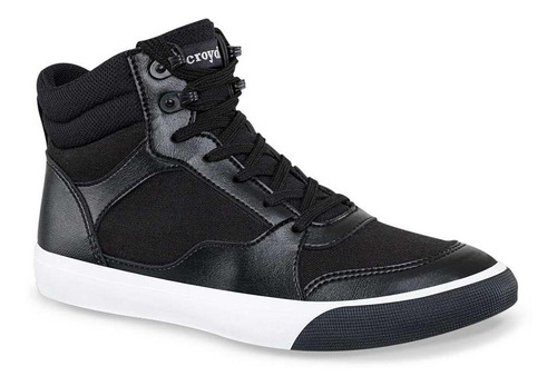 Imagen 1 de 8 de Tenis Kelvin Negro Para Hombre Croydon