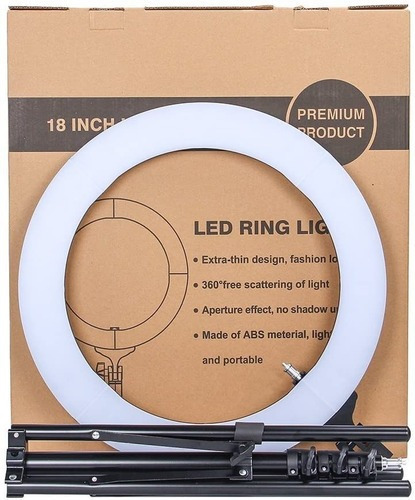 Imagen 4 de 10 de Aro De Luz Led 18 Pulgadas Zomei Tripode Youtube Tiktok