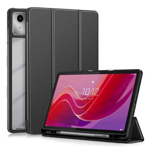 Funda De Piel De 3 Pliegues Para Lenovo Tab M11/xiaoxin Pad