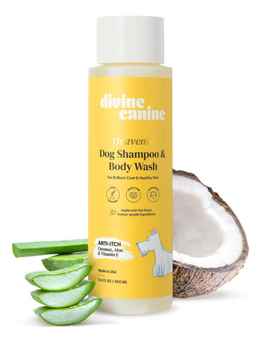 Divine Canine Heavenly Dog Shampoo & Body Wash  Anti-picazo