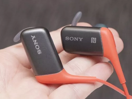 Sony MDRAS600BTD auriculares sin cable naranjas con micrófo