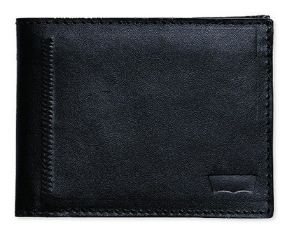 Accesorio Levi's Hombre Basic Tab Wallet Black