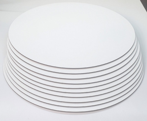 Bases Para Torta 30cm. Fibroplus X 50 Unidades