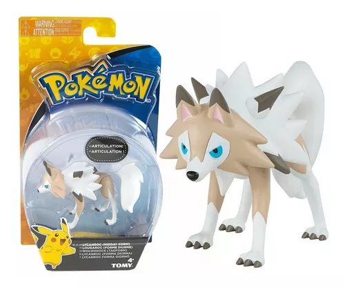 Novo Brinquedo Pokemon Figuras Lycanroc Midday Sunny 1947