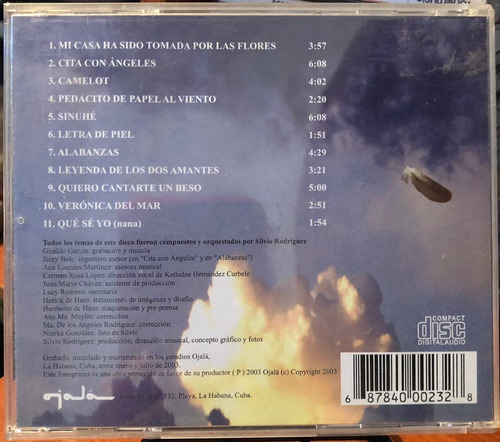 Cd - Silvio Rodríguez / Cita Con Angeles. Album (2003) (Usado)