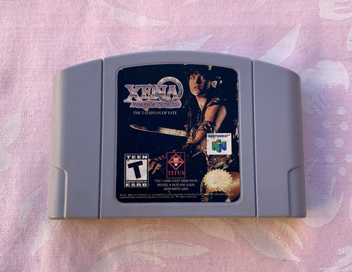 Xena Warrior Princess Talisman Of Fate Juego Original N64