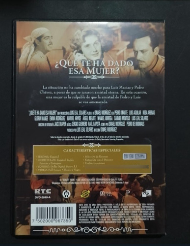 Dvd Que Te Ha Dado Esa Mujer Pedro Infante 50 Aniversario (Usado)