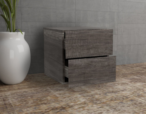 Buro Para Recamara Moderno 2 Cajones Mesa Noche Minimalista