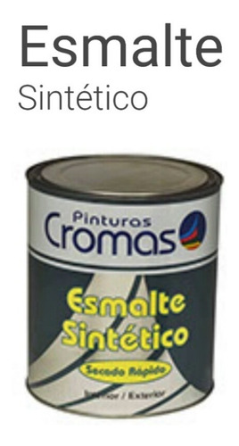 Pintura Esmalte Sintetico Gris 1/4 De Galon Cromas Clase A