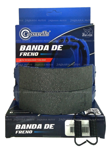 Bandas Freno Del. Discover 100/xcd- Tras. Pulsar 180/135