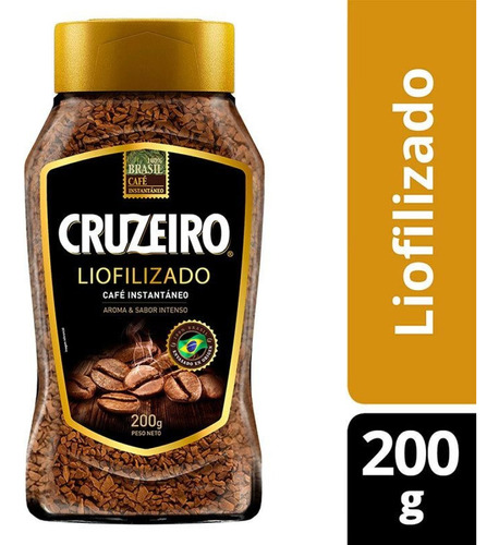 Cruzeiro Cafe Instantaneo Liofilizado Frasco 200 Gr