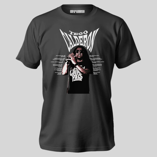 Playera Tego Calderon Gotic Gotico Metal Metalero