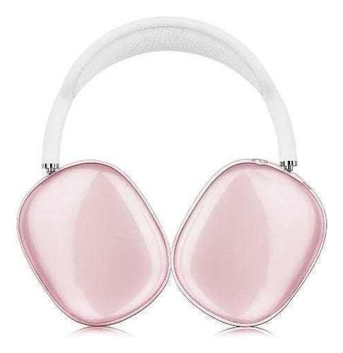 ! Funda Híbrida Flexible Para AirPods Max Clear Pink