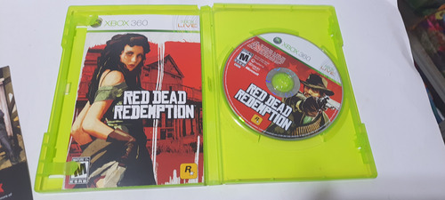Red Dead Redemption Xbox 360 Completo Com Mapa Mídia Fisica (Usado)