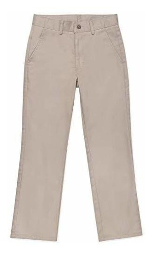 Nautica Pantalon De Sarga Frontal Plana Para Niño