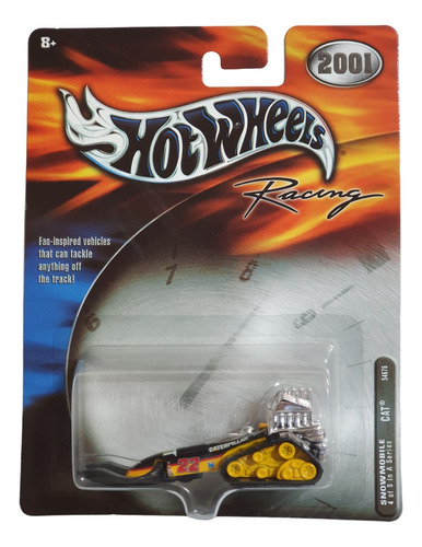 Hot Wheels Racing 2001 Cat Caterpillar # 22 Snowmobile 4/5