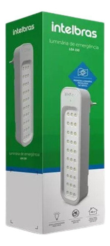 Kit 3 Luminárias De Emergência Intelbras Lea 150