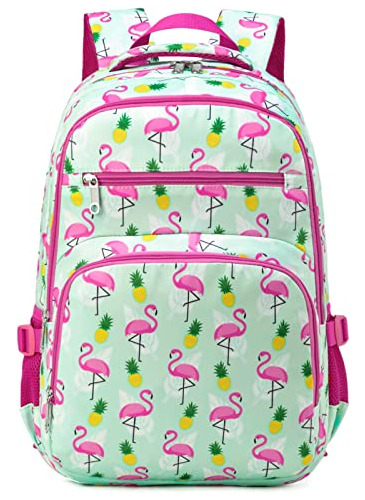 Bluefairy Mochila Flamingo Para Niñas Bolsos Vj8s3