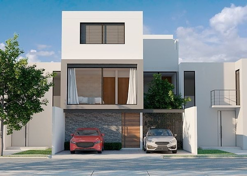 Imagen 11 de 22 de Preciosa Casa En Venta Con 5 Habitaciones Y Roof Garden En Privada Slp
