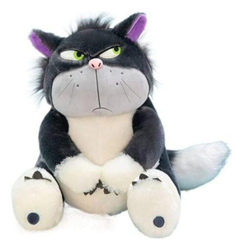 Peluche De Lucifer 45cm Gato De La Cenicienta Kawaii Divino Color Violeta