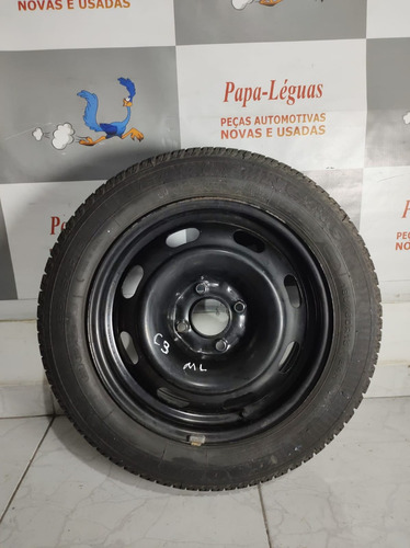 Roda De Ferro Com Pneu C3 Goodyear 185/60/15