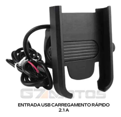 Carregador USB para Celular e GPS para Moto