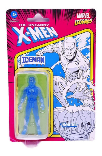 Marvel Legends, Retro 3.75 Collection, Iceman - Habro 