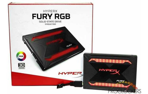 Hyperx Fury Rgb SSD de 240 GB, color negro