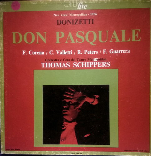 Caja  Thomas Schippers ( Don Pasquale)donizetti