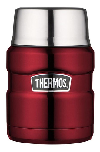 Termo Comida 0.47 Litros Rojo King Thermos Mimbral